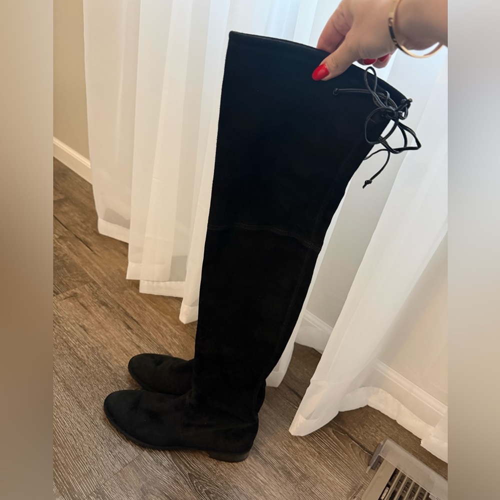 Stuart Weitzman Black Over-the-Knee Women's Boots